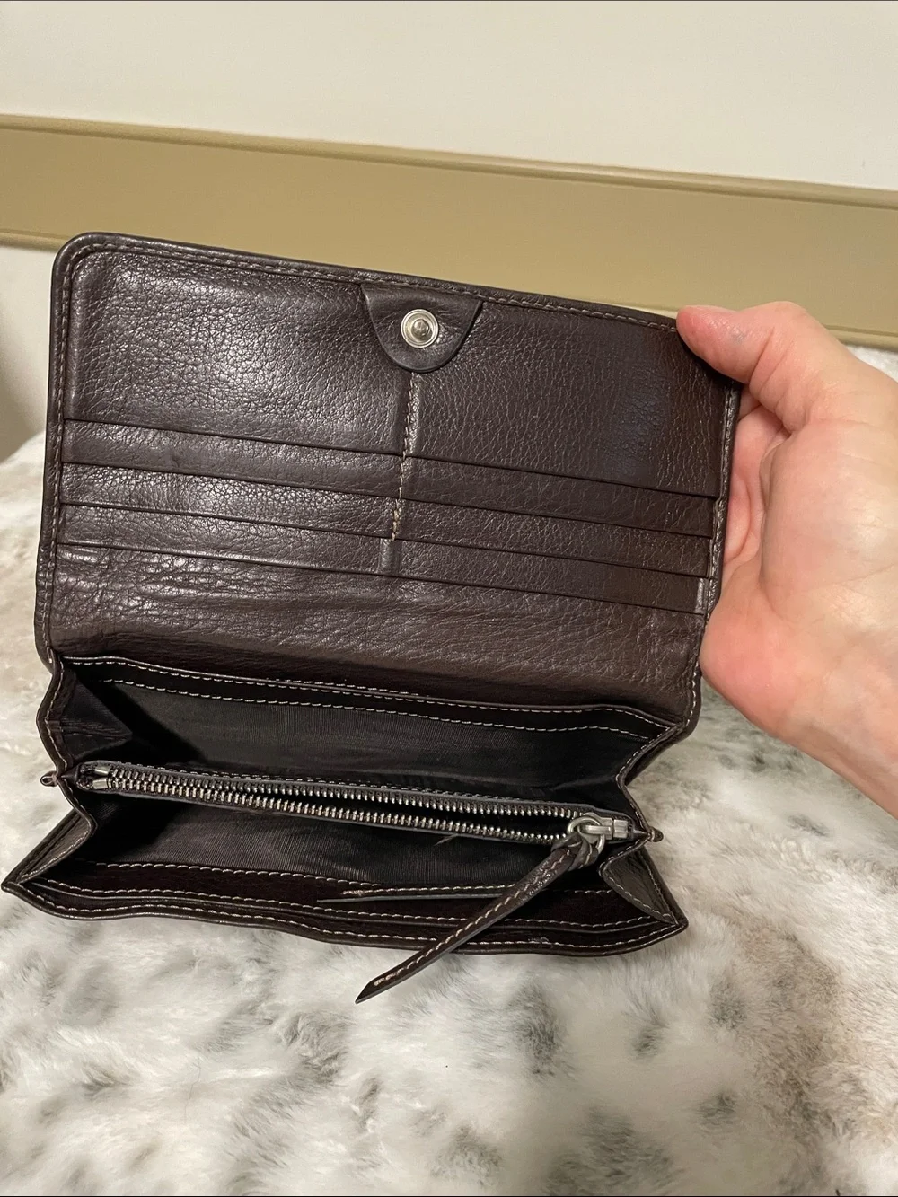 Chloe Paddington dark brown Leather Wallet